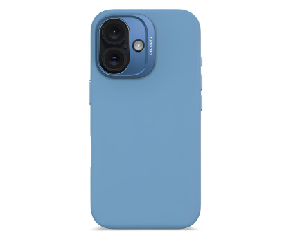 Etui do telefonów Decoded AntiMicrobial Silicone Backcover iPhone 16 MagSafe air blue D25IPO16BCS9AE